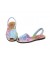 Sandale Avarca Flower Multicolor , Piele Naturala