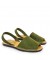 Avarca Piele Intoarsa Khaki