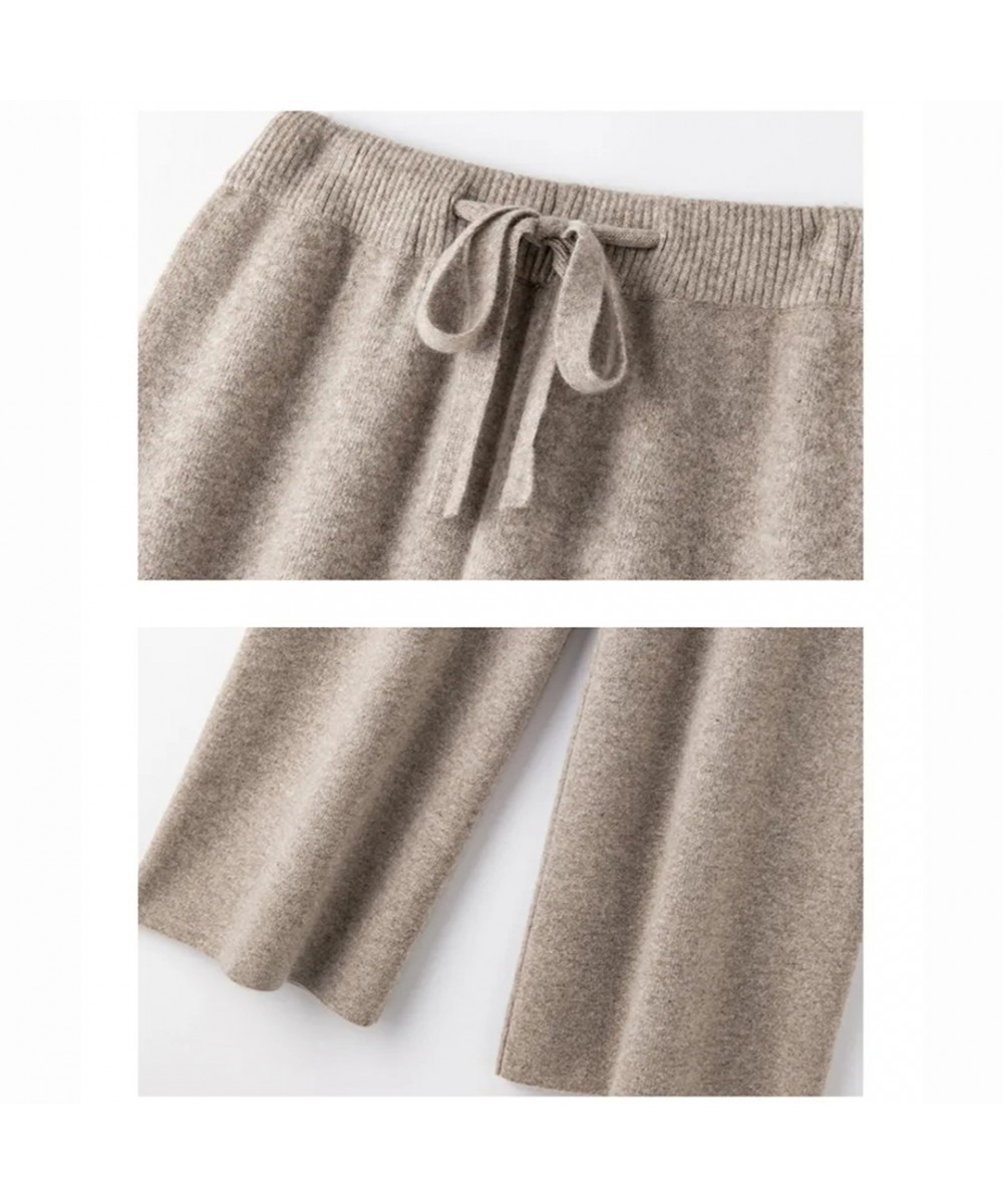 Pantaloni tricotati dama lana , pufosi , model nou